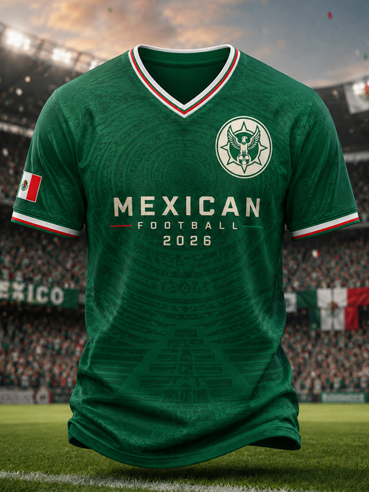 Mexican Football Match Cheering Element Art Print T-Shirt