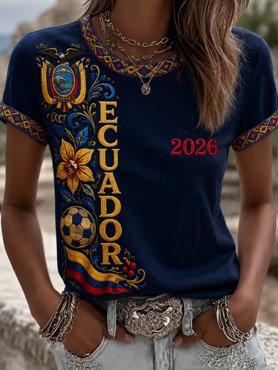 Women's short-sleeved T-shirt