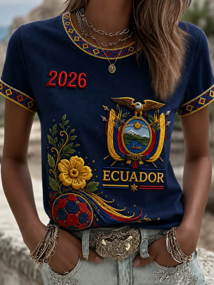 Women's short-sleeved T-shirt