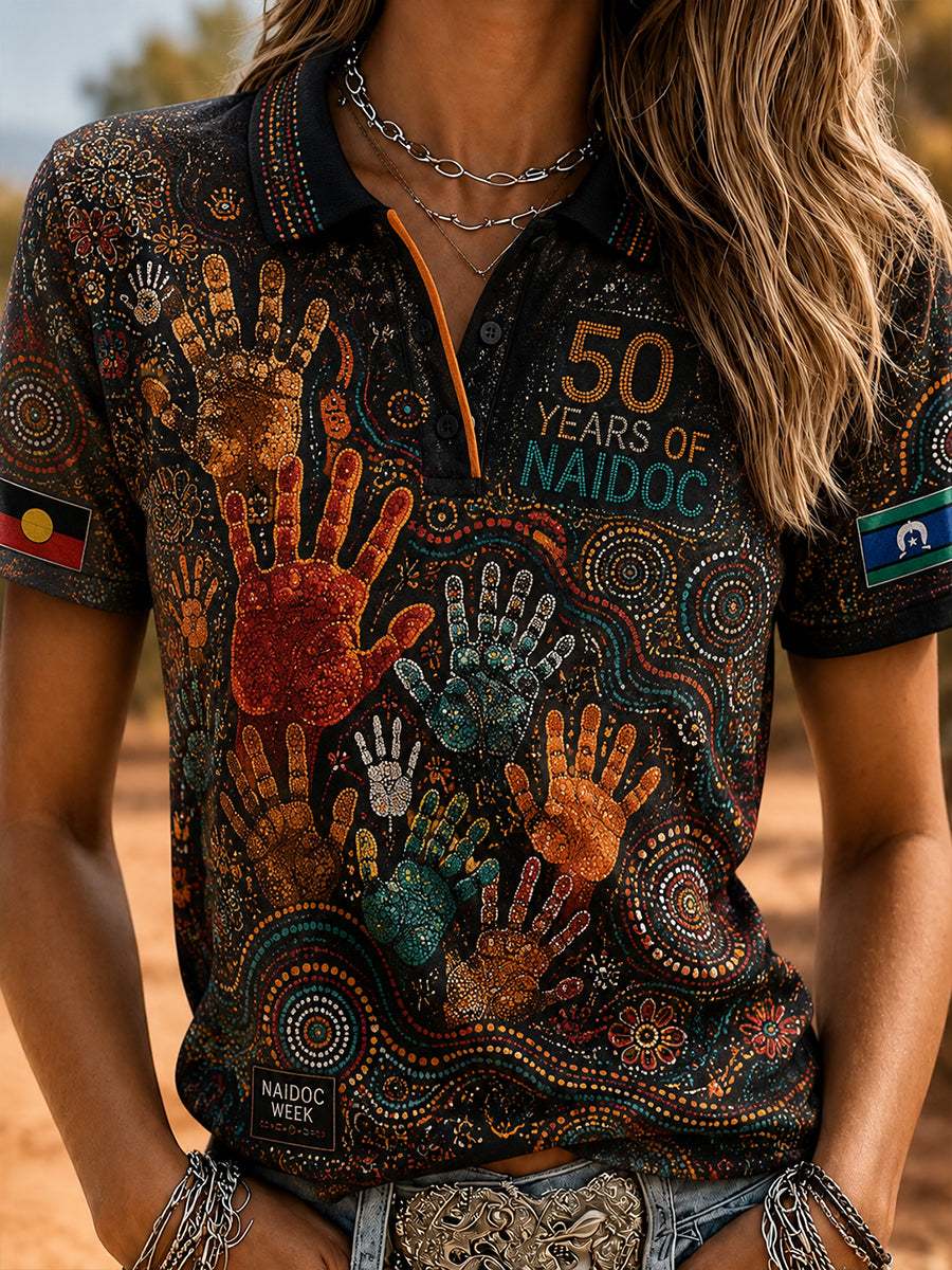 Women's Australia Naidoc Week Polo T-Shirt