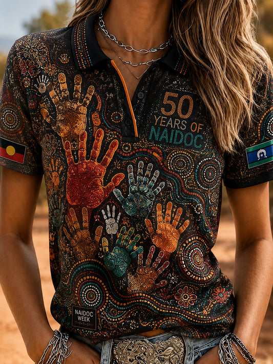 Women's Australia Naidoc Week Polo T-Shirt