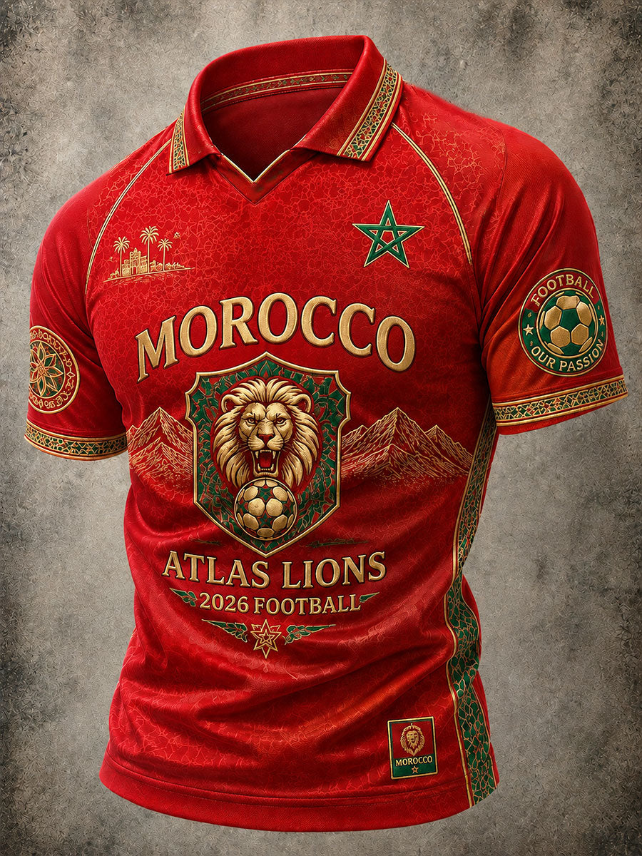 Men's 2026 Morocco Football T-Shirts