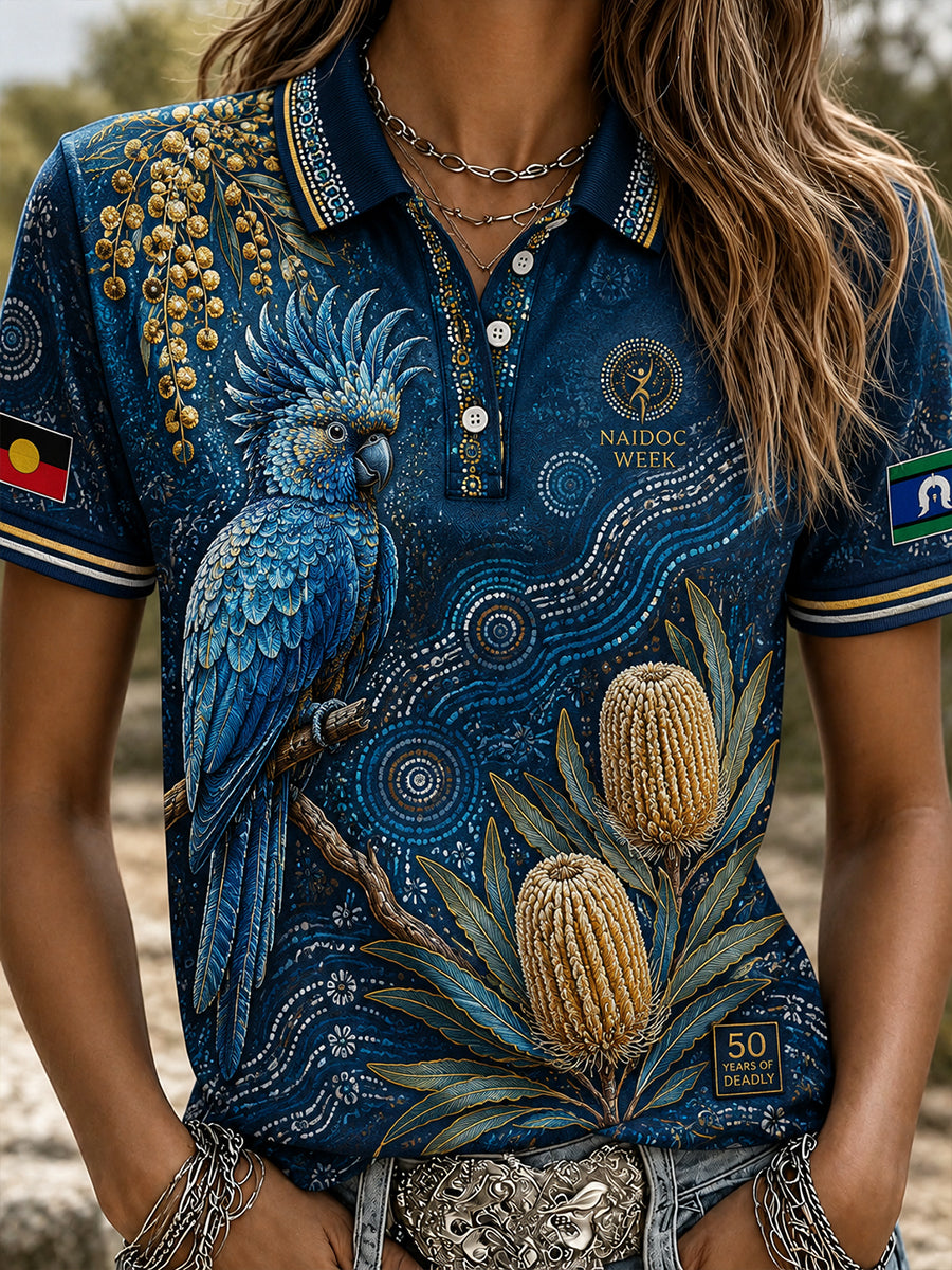Women's Australia Naidoc Week Polo T-Shirt