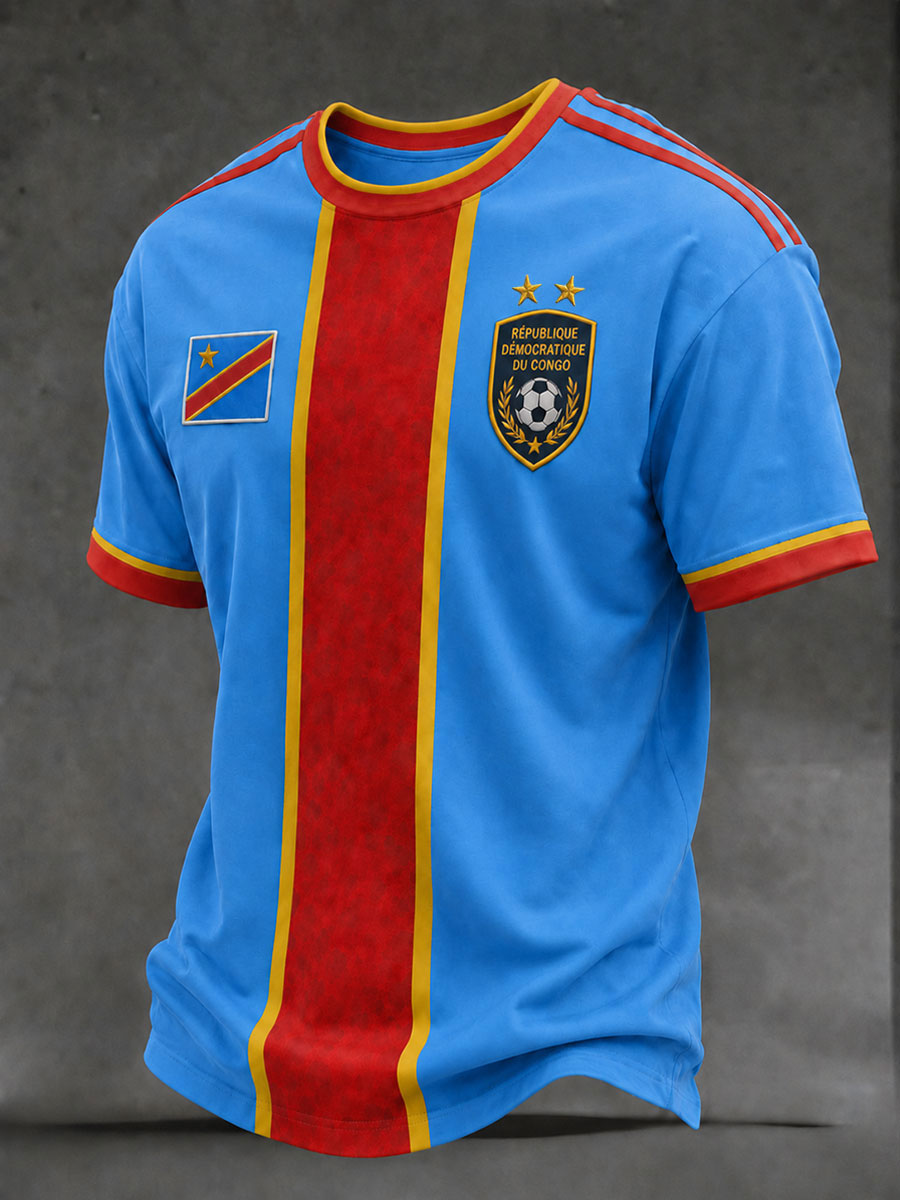 Men's DR Congo Football T-Shirts