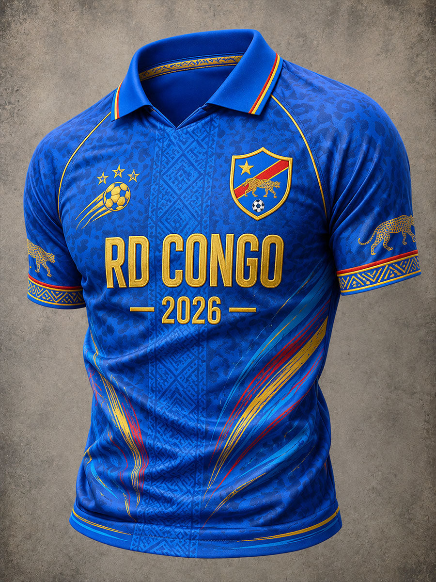 Men's 2026 Democratic Republic of Congo Football T-Shirts