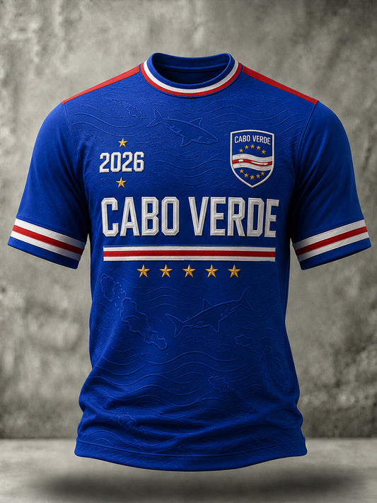 Men's Gift For Football Fans Print Casual Short Sleeve O-Neck T-shirt