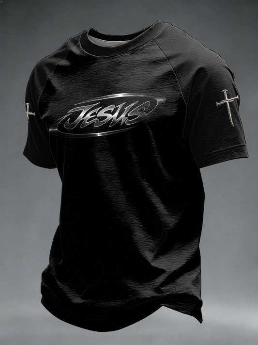 Men's Faith Printed Casual short sleeves t-shirt