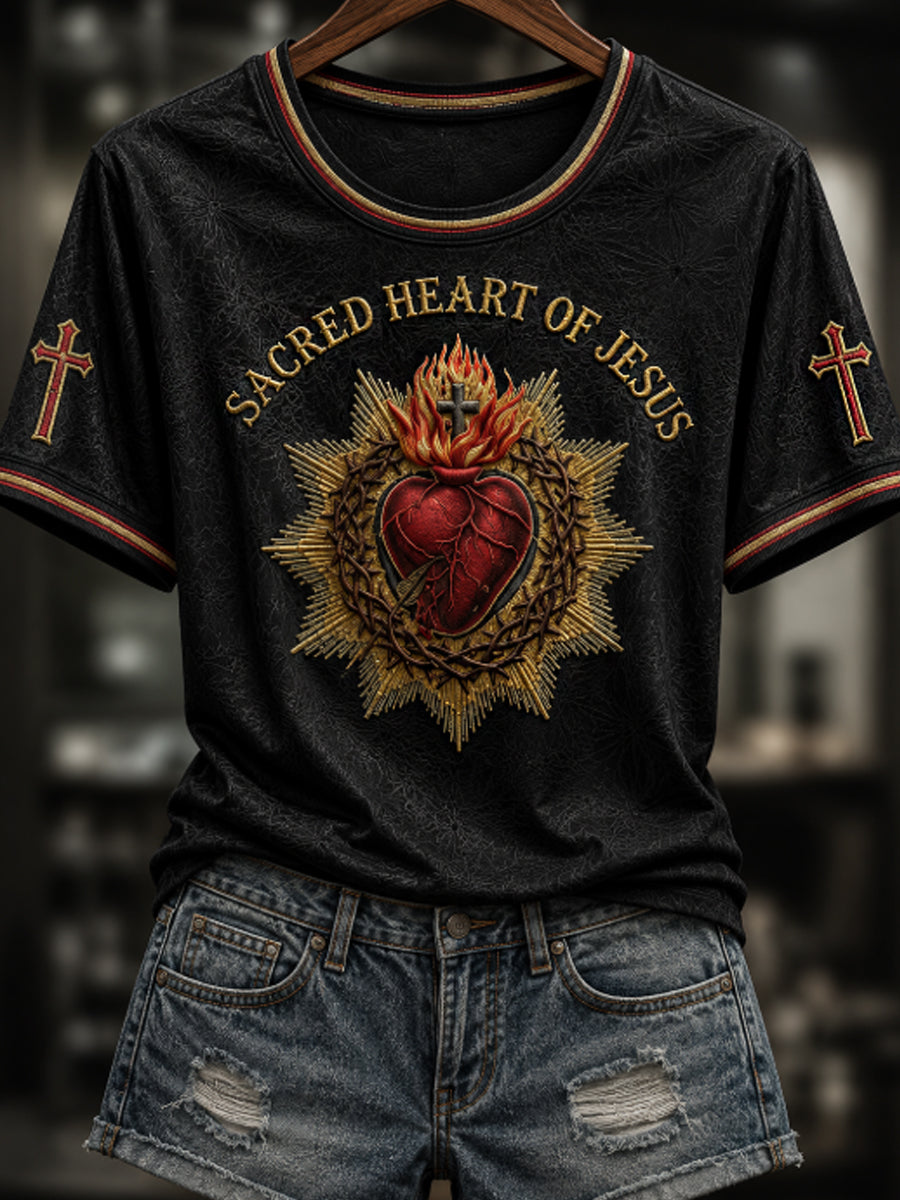 Women's Sacred Heart of Jesus T-shirt