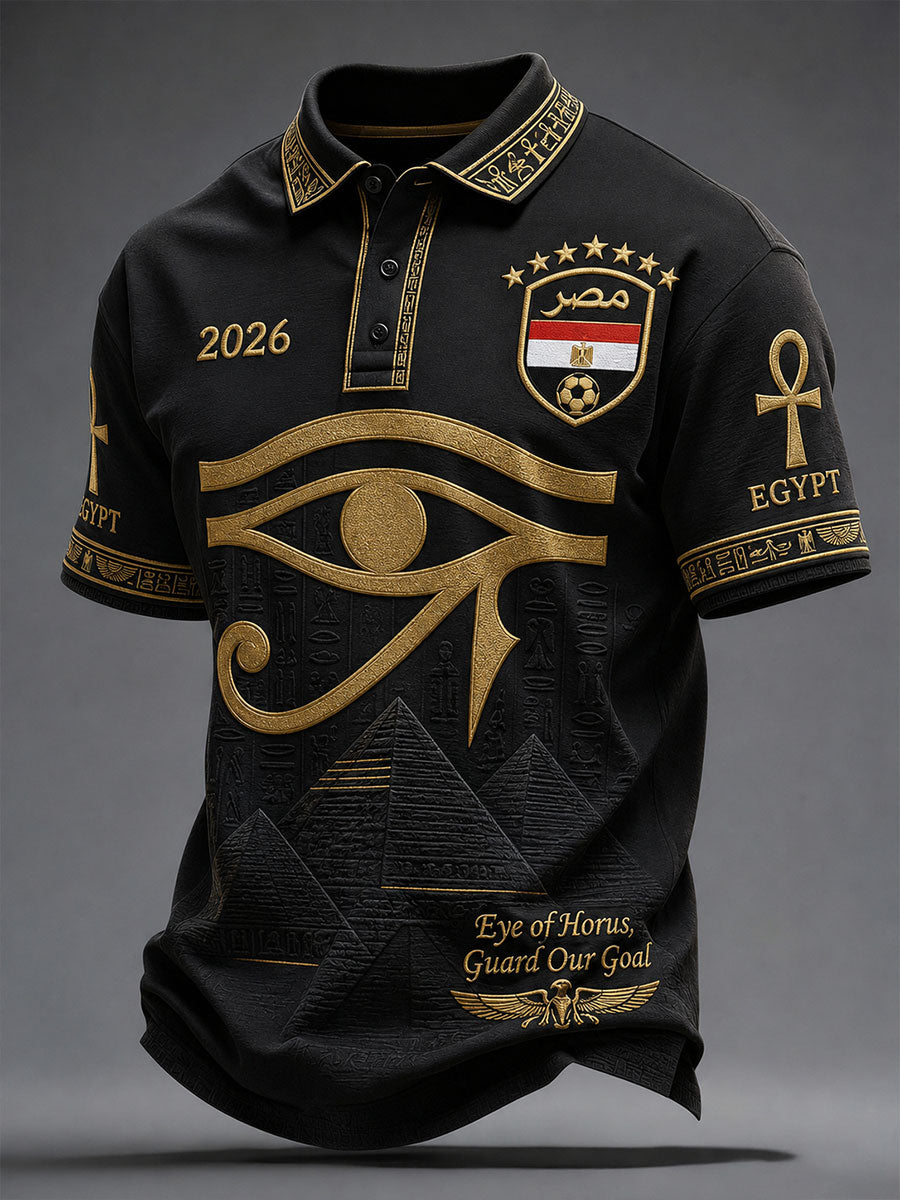 Men's 2026 Eye of Horus Egypt Football Tops