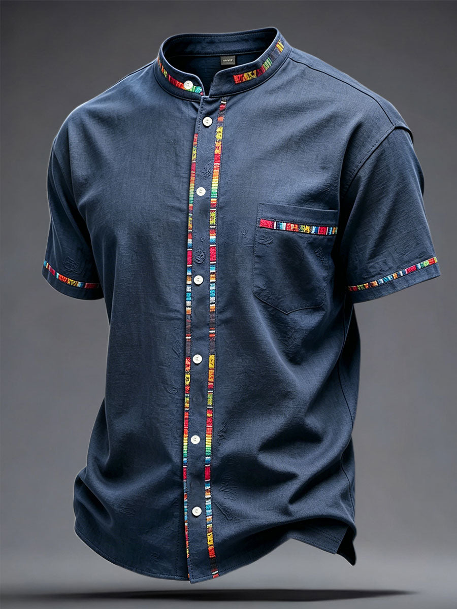 Men's Guelaguetza Mexico Art Printed Shirt