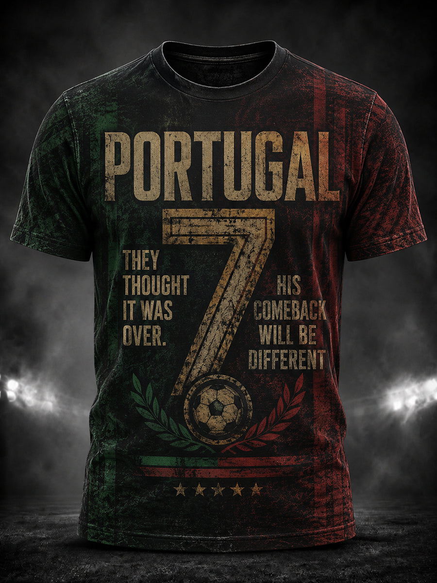 Men's Portugal Football Legend Graphic T-shirt