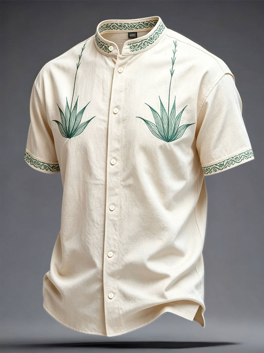 Men's Guelaguetza Mexico Art Printed Shirt