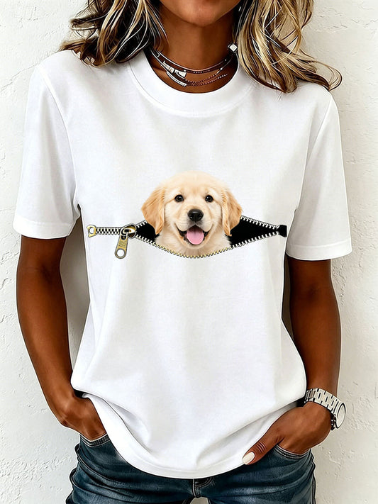 Women's Lovely Golden Retriever T-Shirt