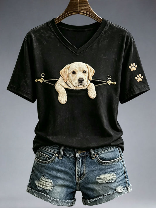 Women's Lovely Golden Retriever T-Shirt
