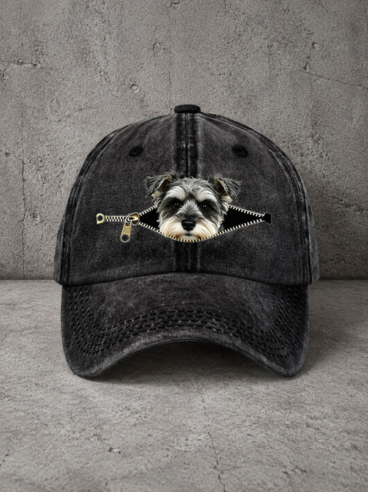 Unisex Lovely Schnauzer Hat