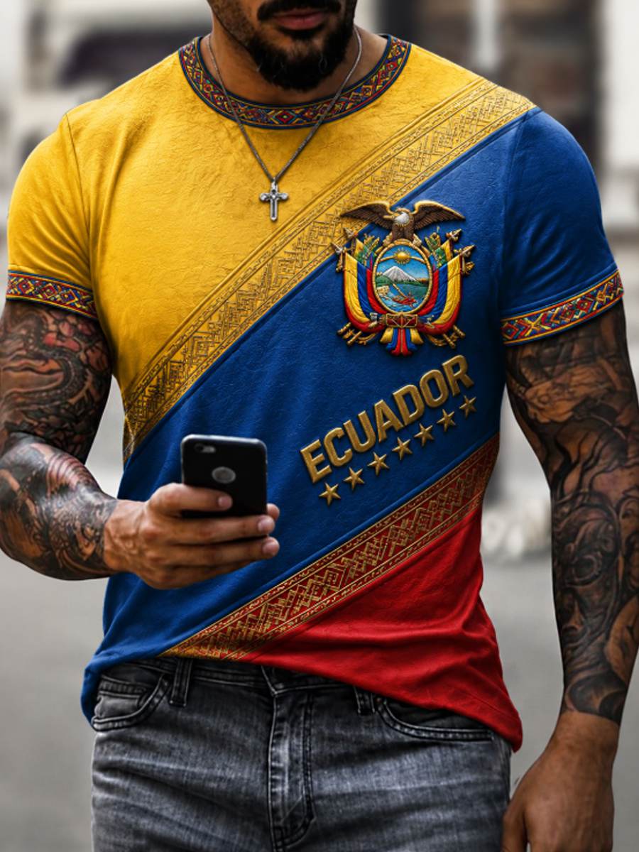 Men's short sleeves t-shirt