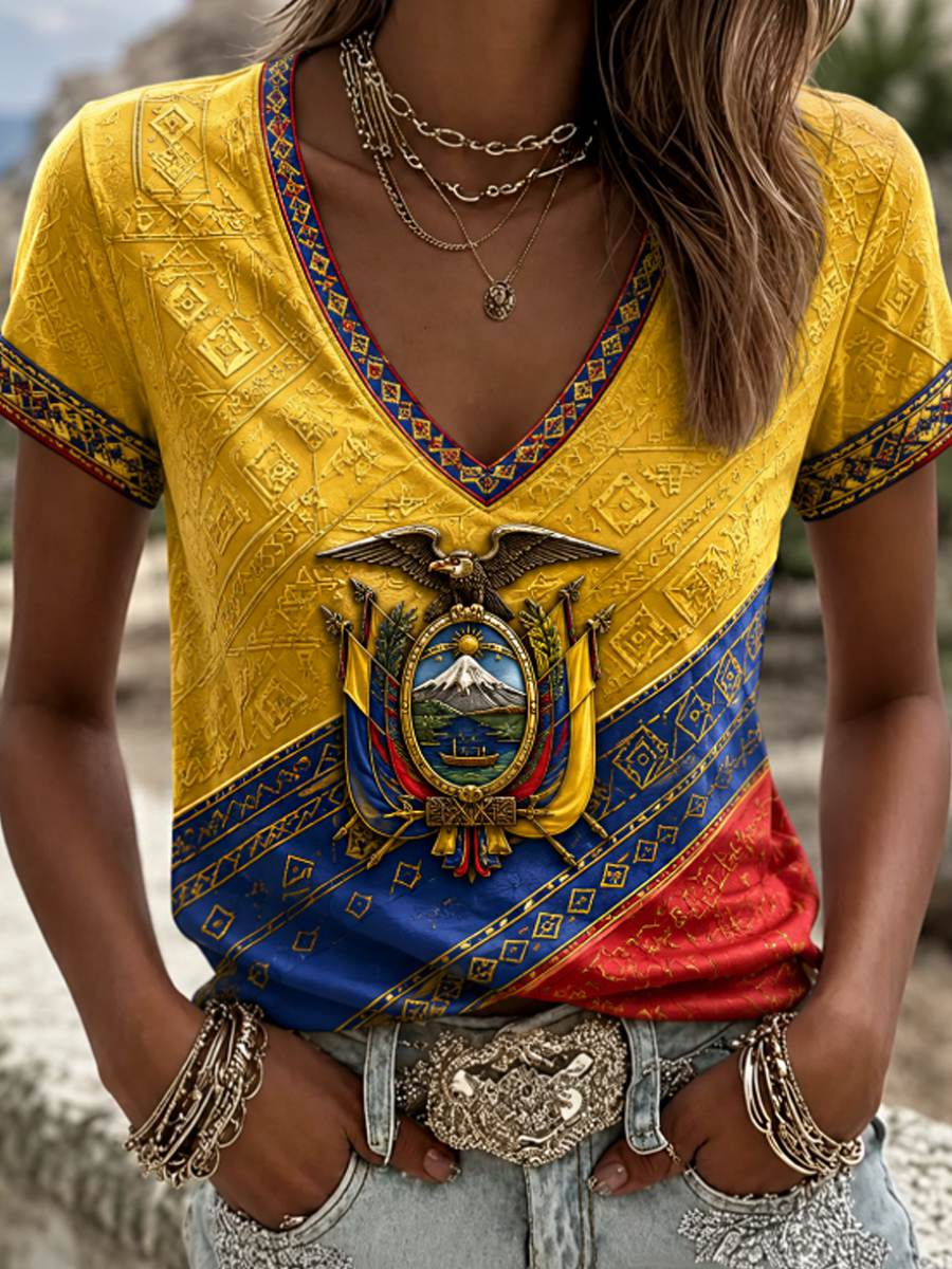 Women's short-sleeved T-shirt