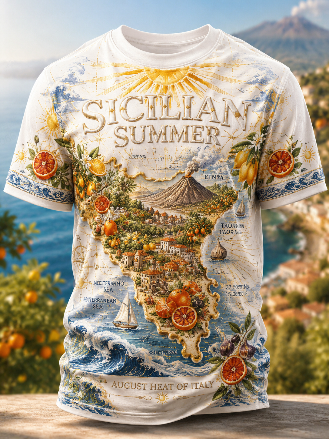 Men's Italy Ferragosto Short Sleeves T-Shirt