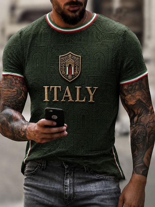 Men's Italy Printed T-shirt