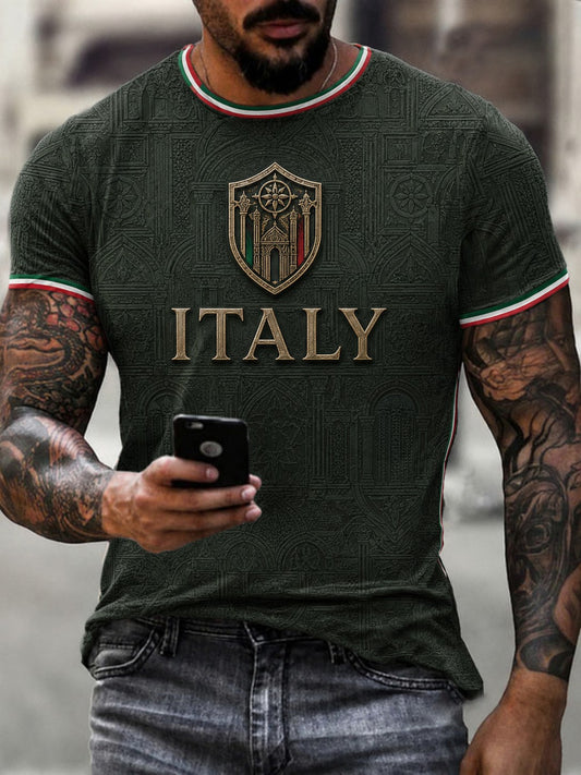 Men's Italy Printed T-shirt