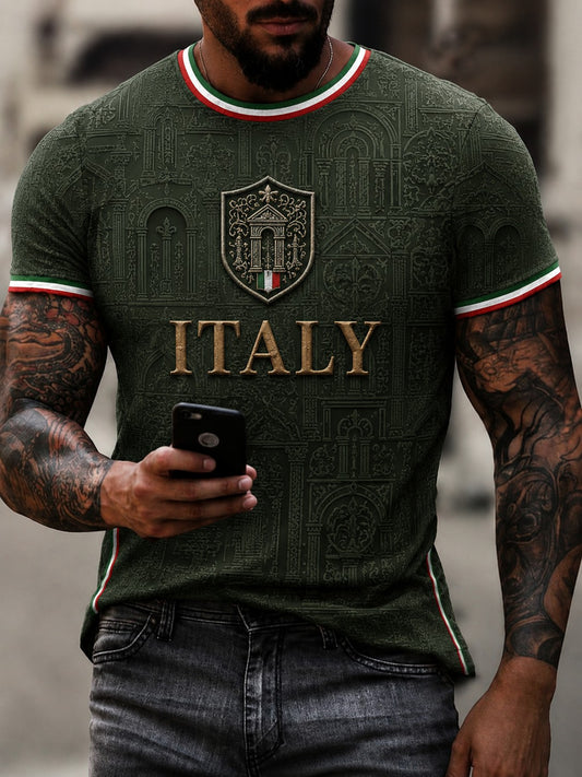 Men's Italy Printed T-shirt