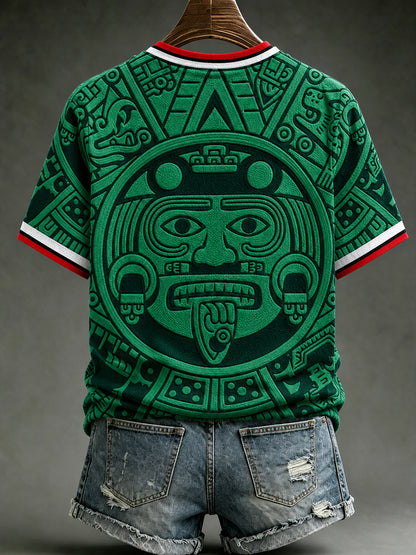 Women's Mexico Lover Art V-neck Short Sleeve T-shirt