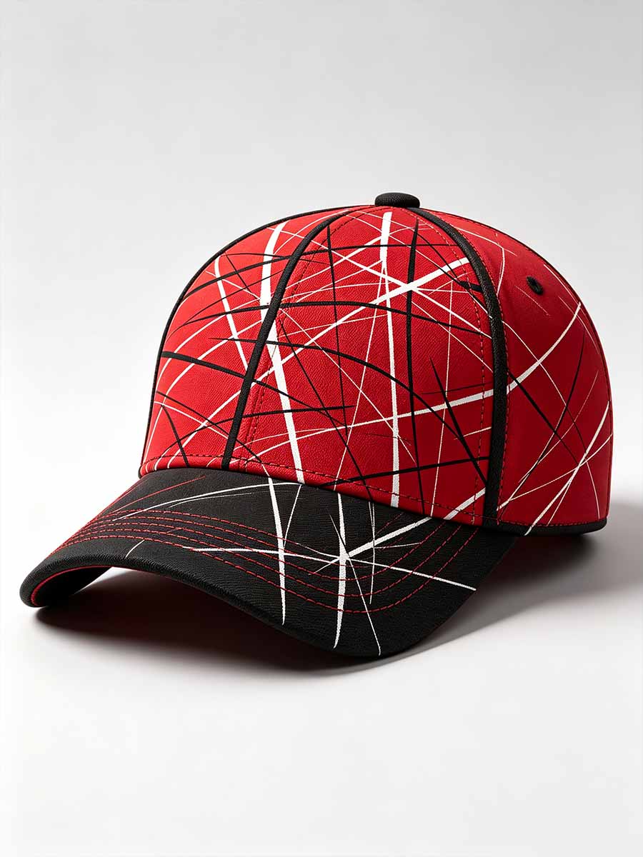 Men's Vintage Van Halen Print Casual Hat