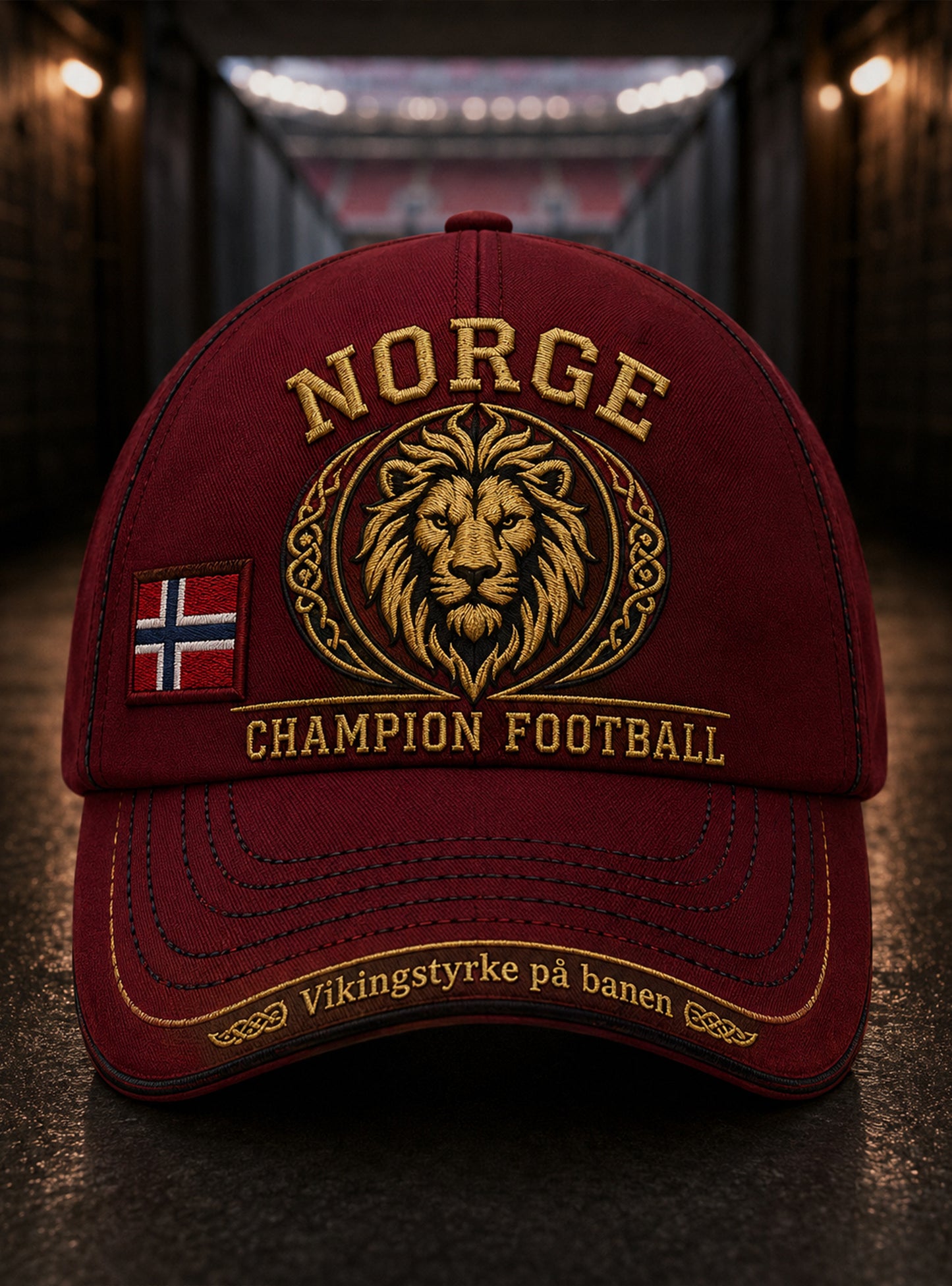 Unisex Norwegian Viking-Themed Art Print Hat