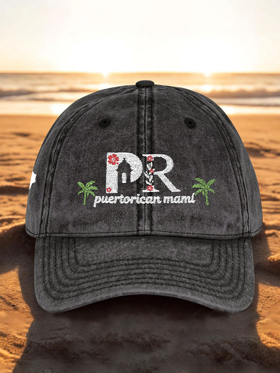 Unisex Puerto Rico Pride Art Printed Hat