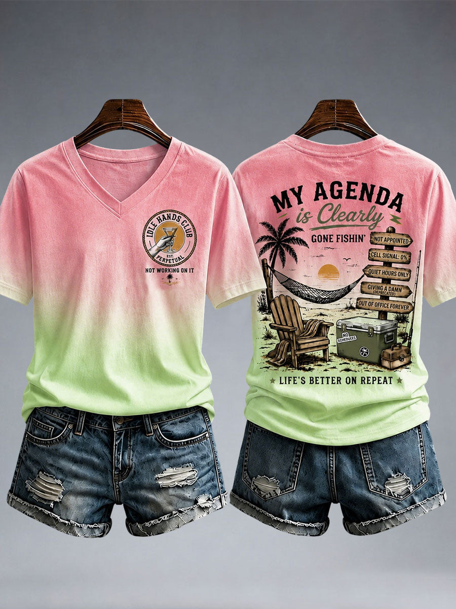 Women's My Agenda Is Cleaily T-Shirt