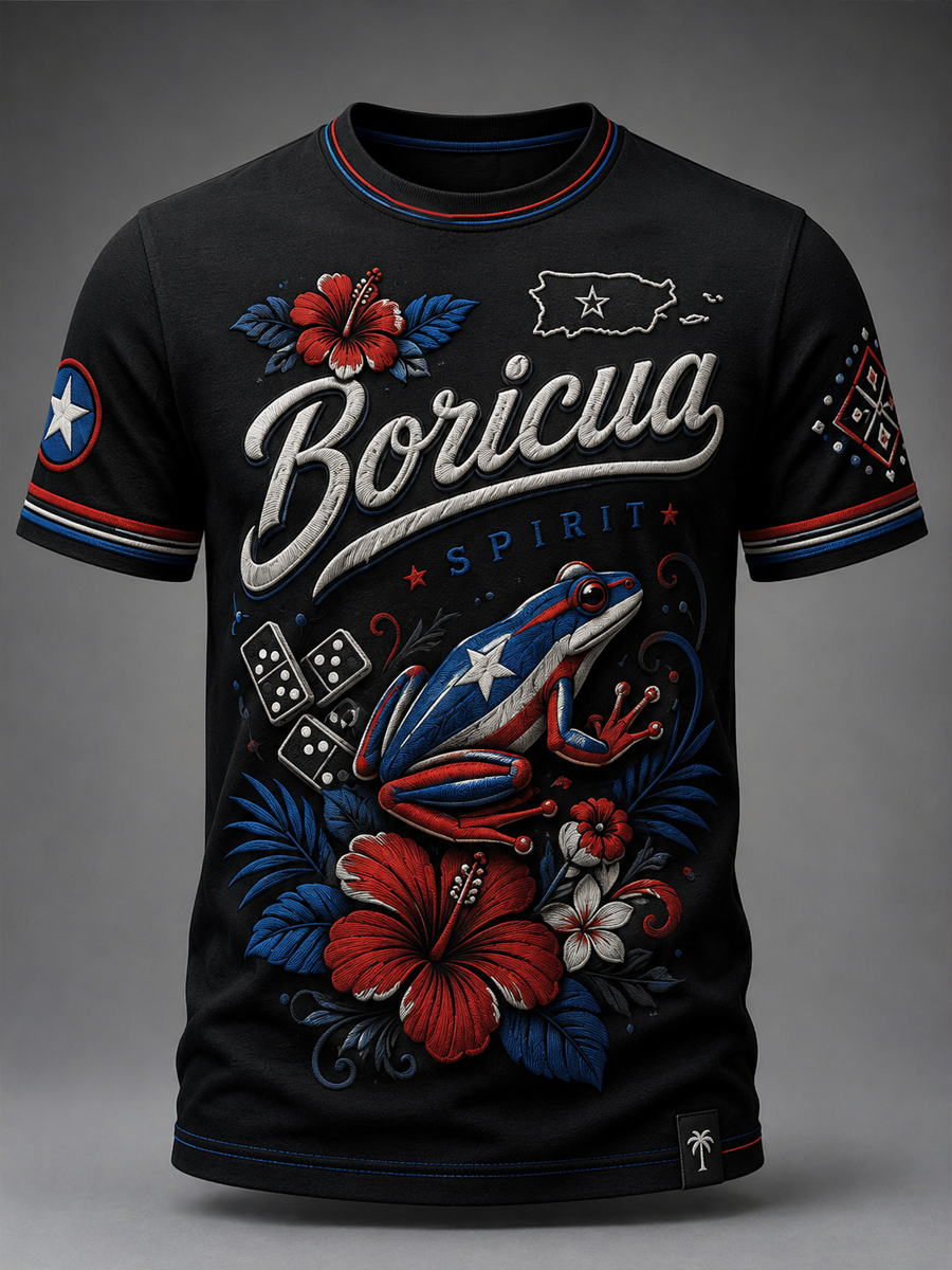 Men's Puerto Rico Printed short sleeves t-shirt
