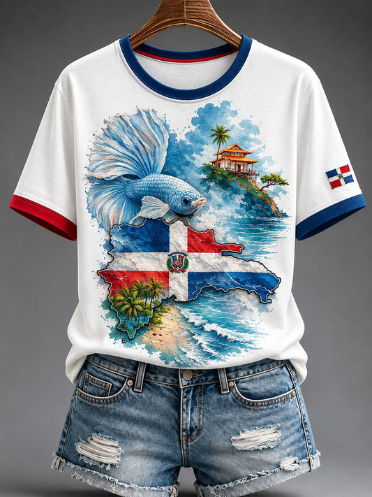 Women's Dominicana Short-sleeved T-shirt