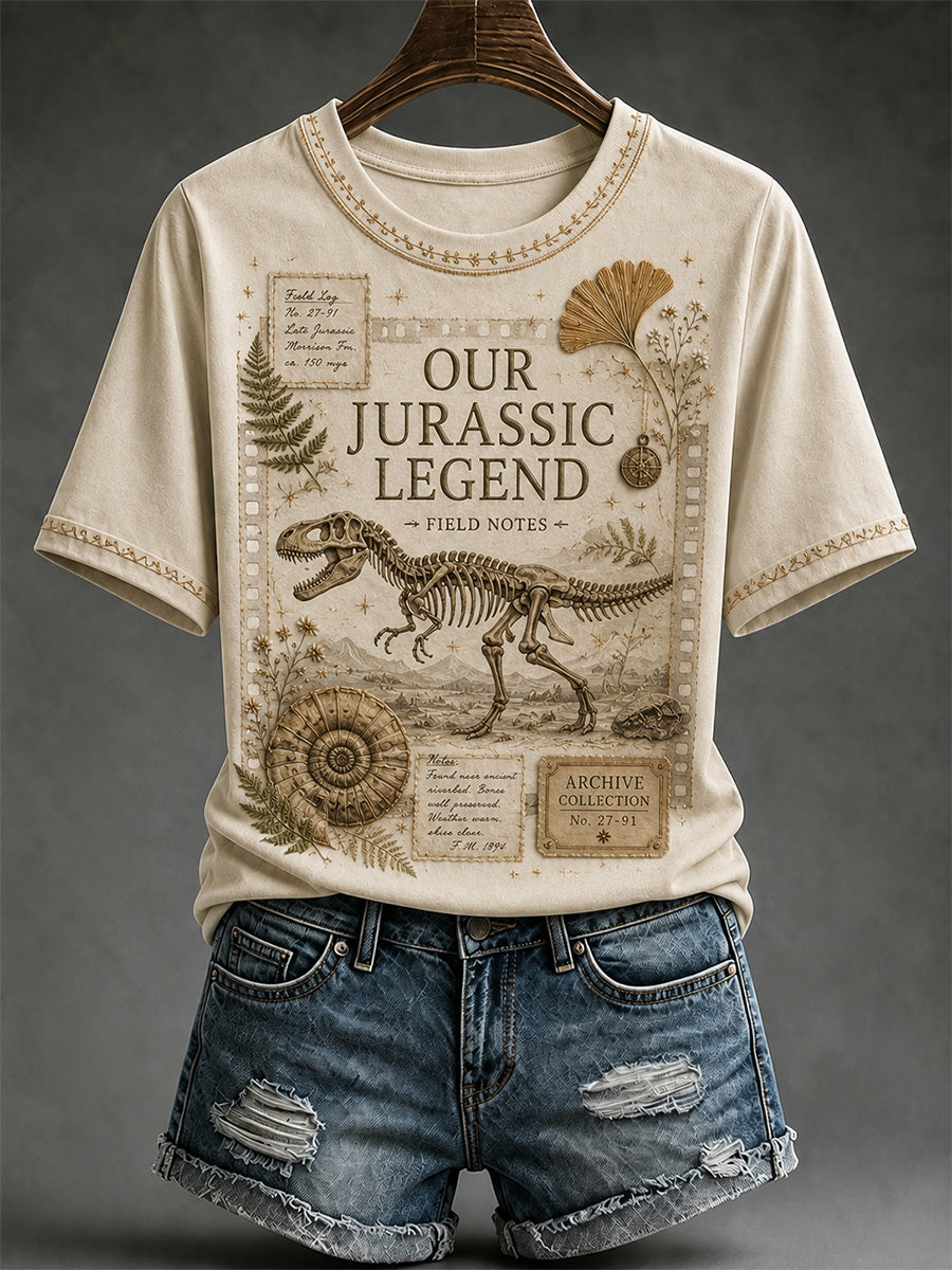 Women's NZ Jurassic Legend Printed Tee