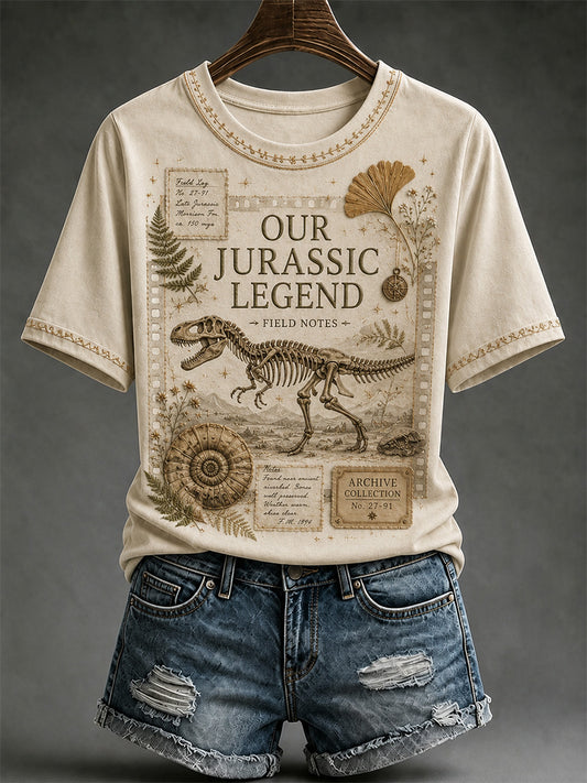 Women's NZ Jurassic Legend Printed Tee