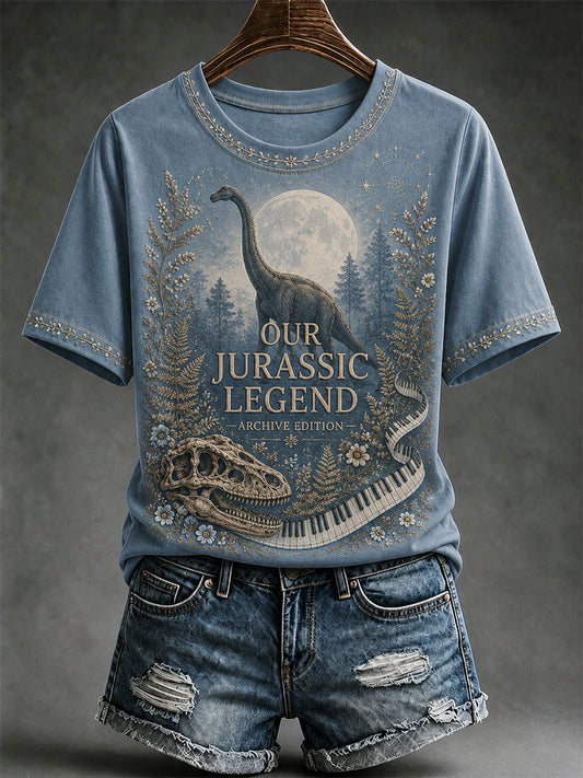 Women's NZ Jurassic Legend Printed Tee