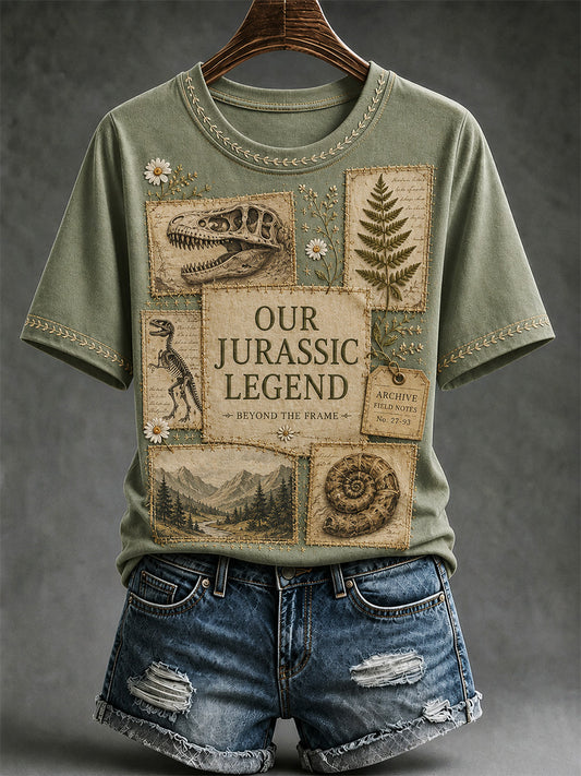 Women's NZ Jurassic Legend Printed Tee