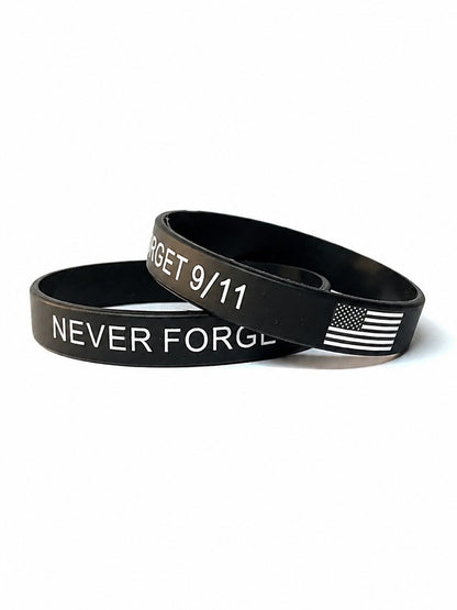 NEVER FORGET 9/11 Printed Wristband