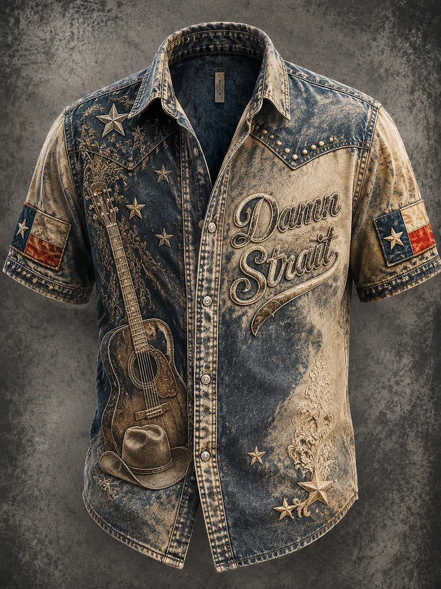 Men's Western Spirit Casual Button Shirt