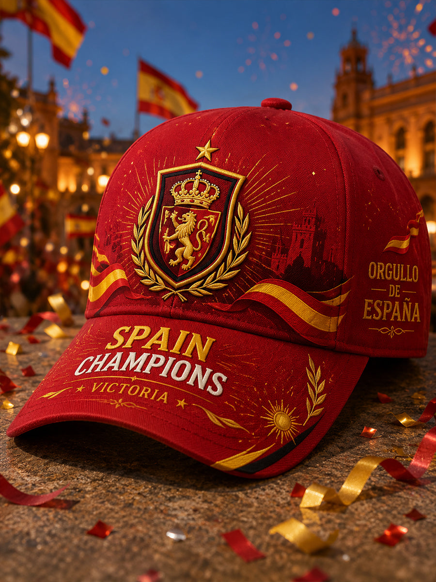 Hat With Championship Celebration Graphic Print