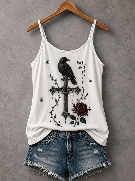 Women's Gothic Cross Tank Top