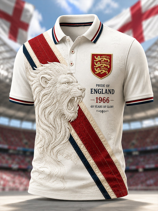 Men's England Football Legend 1966 Short Sleeves T-Shirt