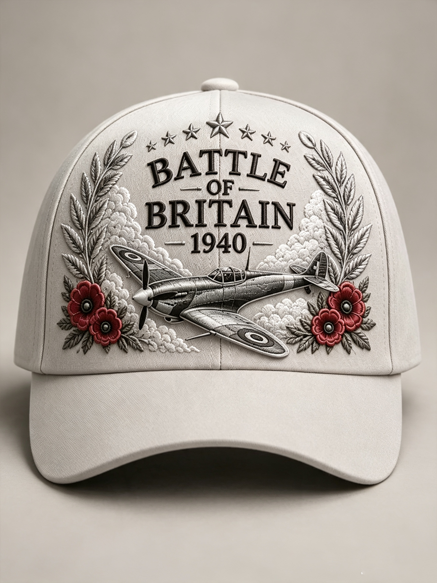 Unisex Battle of Britain Retro Print Hat