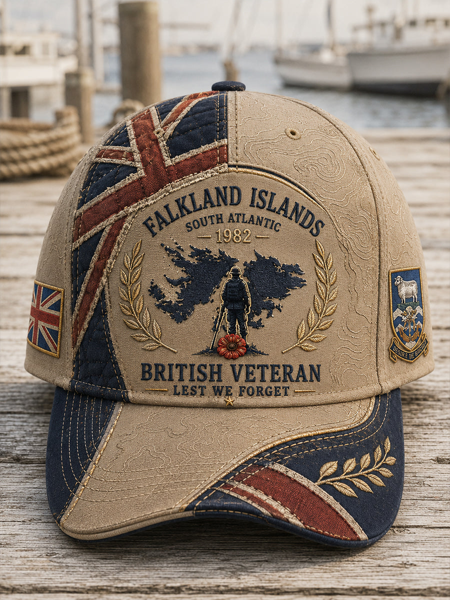 Unisex Falklands War British Veterans Memorial Hat