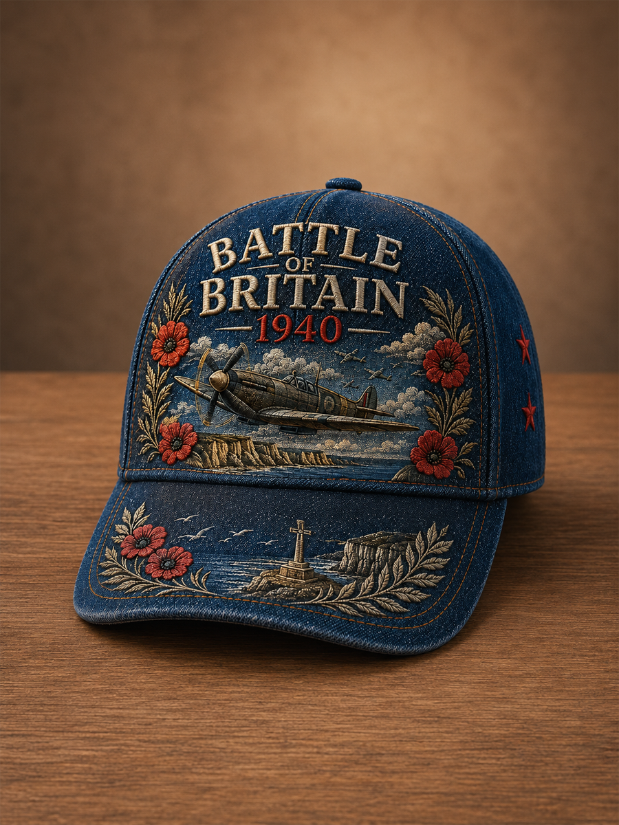 Unisex Battle of Britain Retro Print Hat