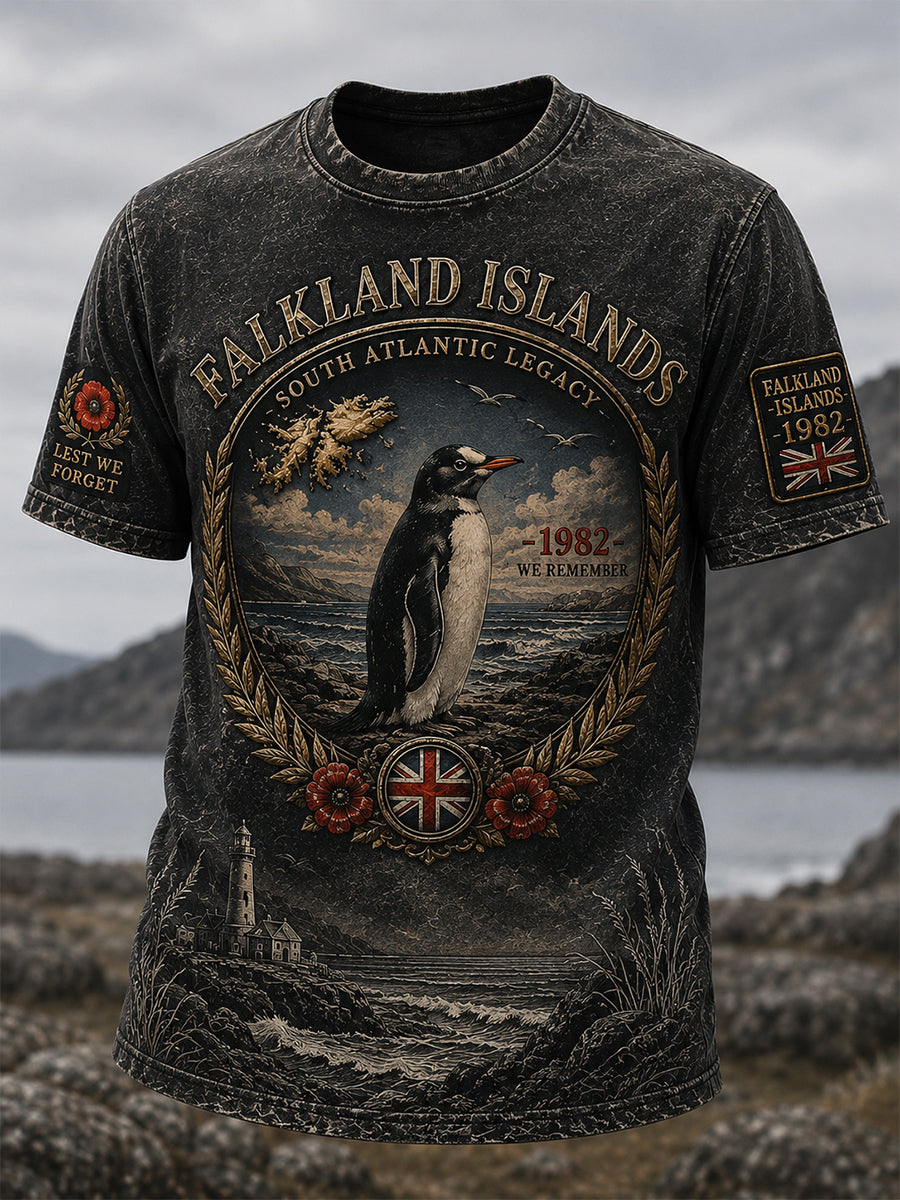 Men's Falklands War Veteran Short Sleeves T-Shirt