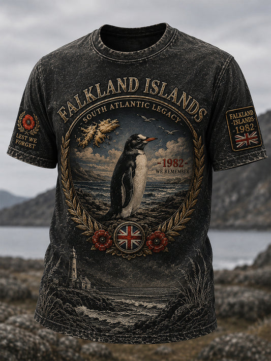 Men's Falklands War Veteran Short Sleeves T-Shirt
