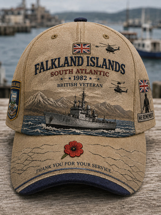 Unisex Falklands War British Veterans Memorial Hat