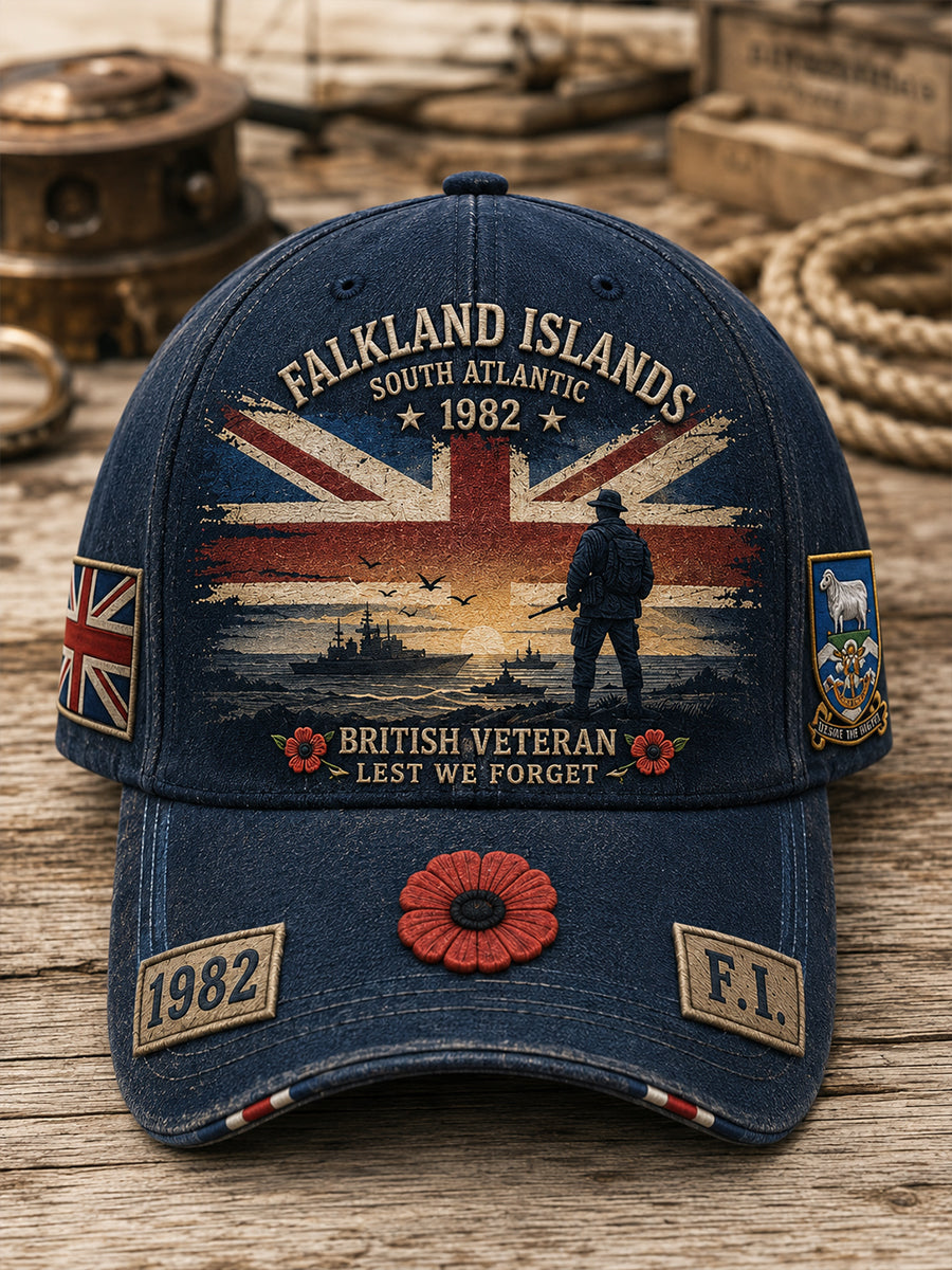 Unisex Falklands War British Veterans Memorial Hat