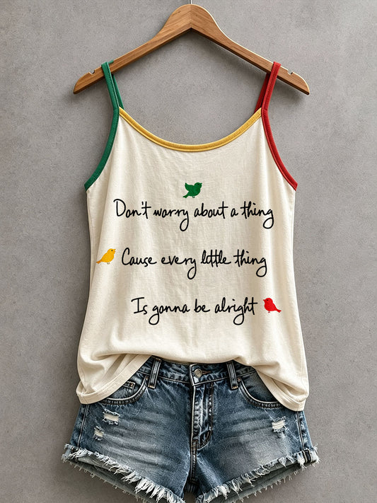 Women's Every Little Thing Is Gonna Be All Right Tank Top