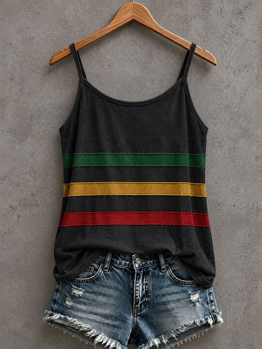 Women's Gothic pattern printed casual vest